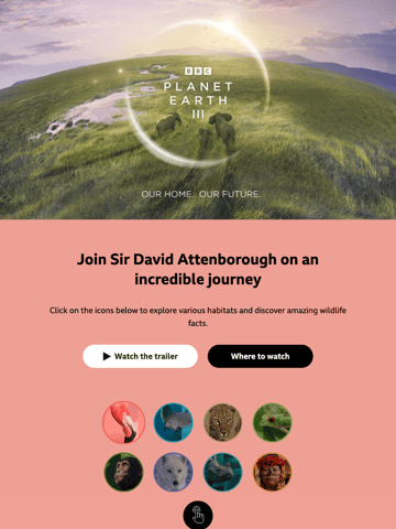 BBC Earth Email Design Thumbnail Preview