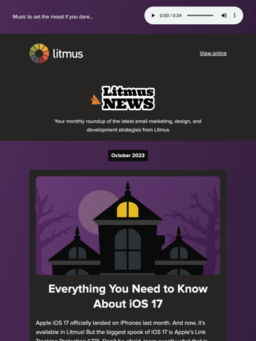 Litmus Halloween Email Thumbnail Preview