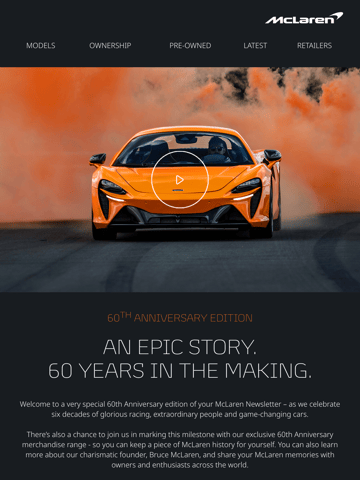 McLaren Email Design Thumbnail Preview