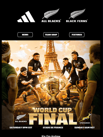 NZ Rugby Email Design Thumbnail Preview