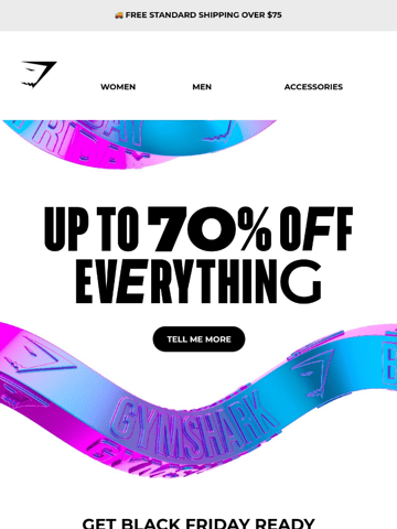 Gymshark Email Design Thumbnail Preview