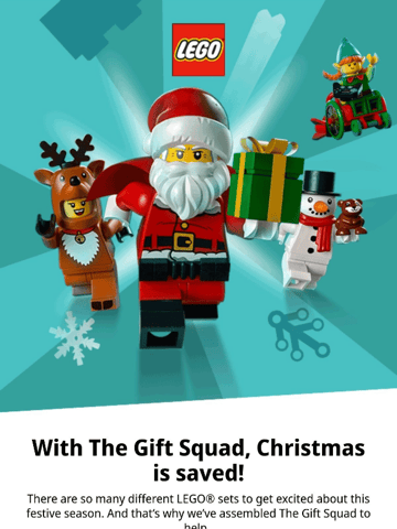 LEGO® News Email Design Thumbnail Preview