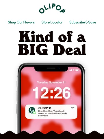 OLIPOP Email Design Thumbnail Preview