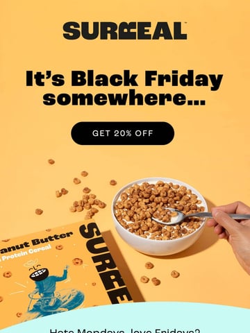 Surreal Email Design Thumbnail Preview