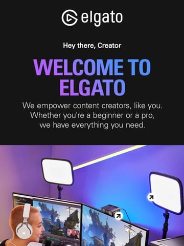 Elgato Email Design Thumbnail Preview