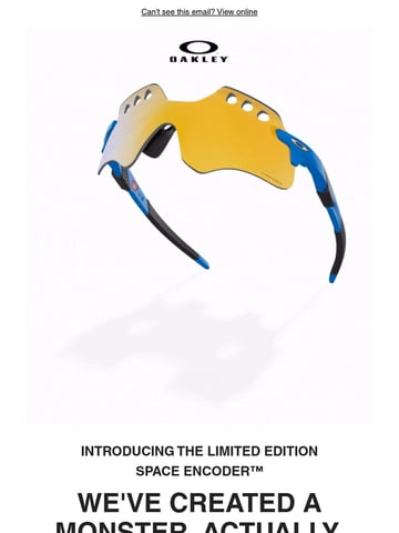 Oakley Email Design Thumbnail Preview