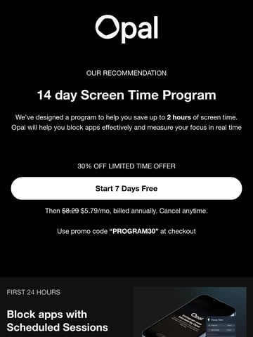 Team Opal Email Design Thumbnail Preview