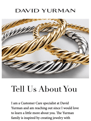 David Yurman Email Design Thumbnail Preview