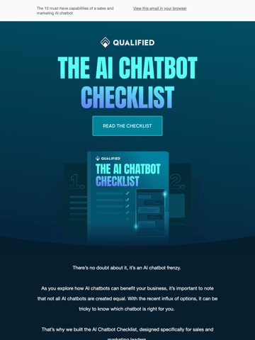 Qualified Email Design Thumbnail Preview