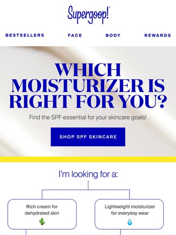 Supergoop! Email Design Thumbnail Preview