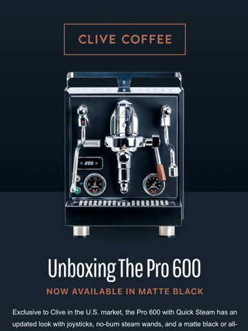 Clive Coffee Email Design Thumbnail Preview