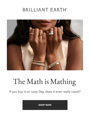 Brilliant Earth Email Design Thumbnail Preview
