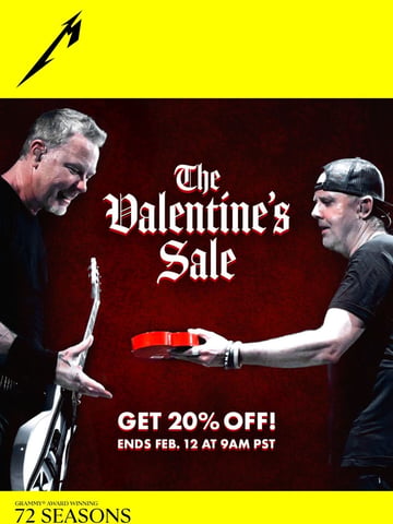 Metallica Email Design Thumbnail Preview