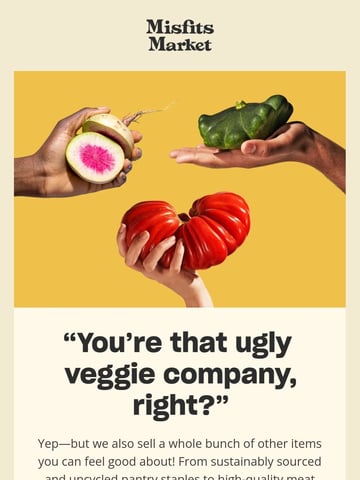 Misfits Market Email Design Thumbnail Preview