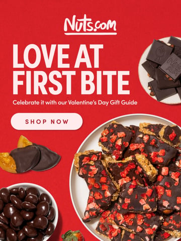 Nuts.com Email Design Thumbnail Preview