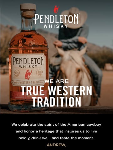 Pendleton Whisky Email Design Thumbnail Preview