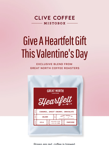Clive Coffee Email Design Thumbnail Preview