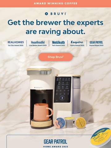 Bruvi | Coffee Genius Email Design Thumbnail Preview
