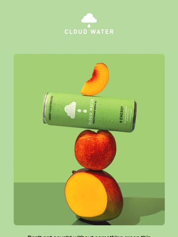 Cloud Water® Email Design Thumbnail Preview