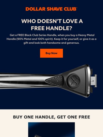 Dollar Shave Club Email Design Thumbnail Preview