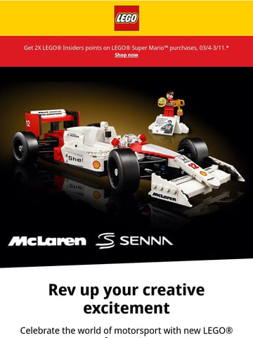 LEGO® News Email Design Thumbnail Preview