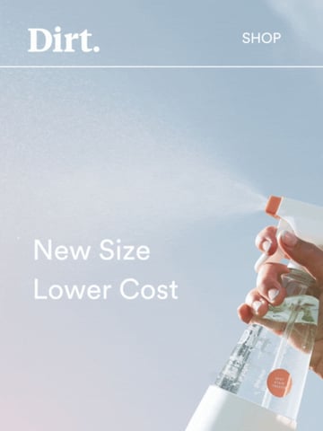The Dirt Company Email Design Thumbnail Preview