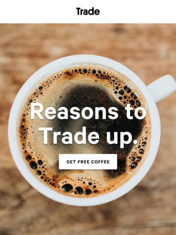 Trade Coffee Email Design Thumbnail Preview