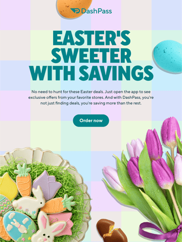 DoorDash Easter Email Design Thumbnail Preview