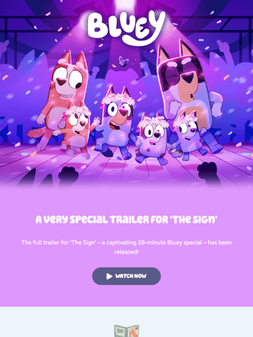 Bluey Email Design Thumbnail Preview