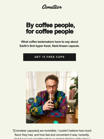 Cometeer Email Design Thumbnail Preview
