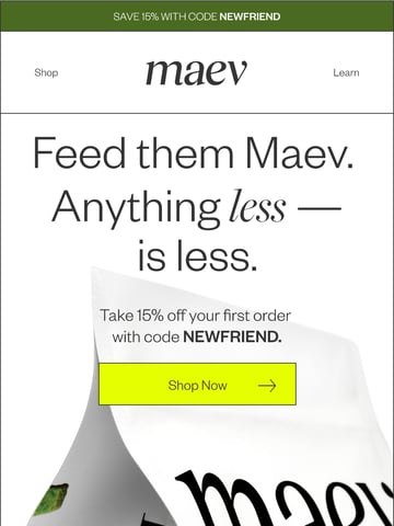 Maev Email Design Thumbnail Preview