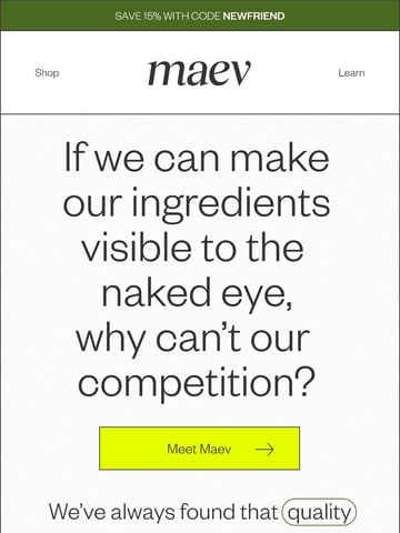 Maev Email Design Thumbnail Preview