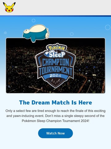 The Pokémon Company International Email Design Thumbnail Preview