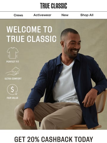 True Classic Email Design Thumbnail Preview