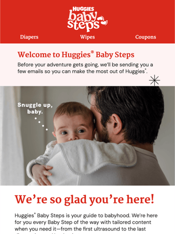 Huggies Email Design Thumbnail Preview