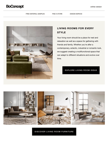 BoConcept Email Design Thumbnail Preview