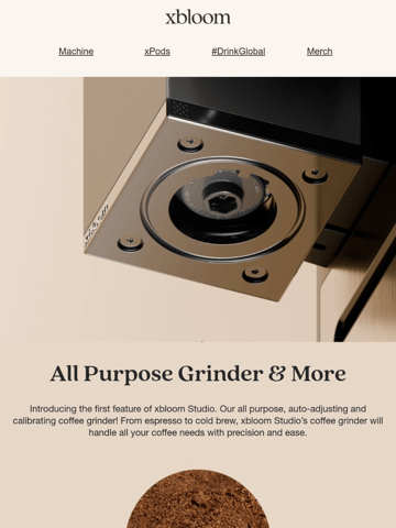 xBloom Coffee Email Design Thumbnail Preview