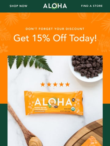 ALOHA Email Design Thumbnail Preview