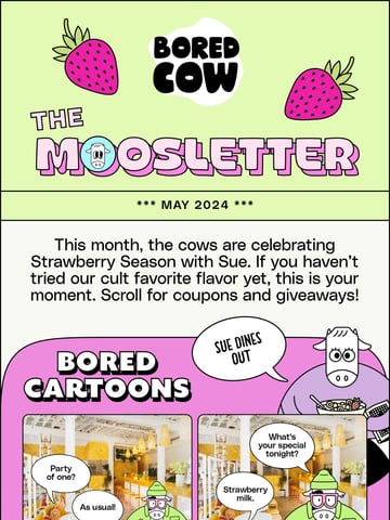 Bored Cow Email Design Thumbnail Preview