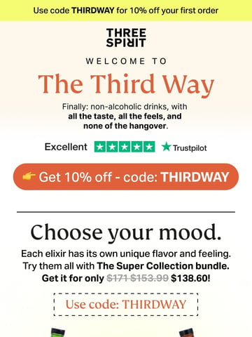 Three Spirit Email Design Thumbnail Preview
