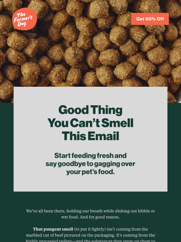 The Farmer’s Dog Email Design Thumbnail Preview