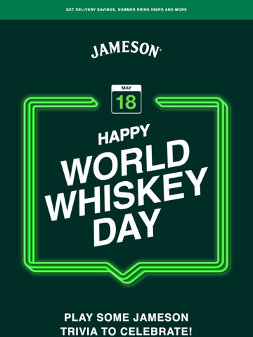 Jameson Whiskey News Email Design Thumbnail Preview