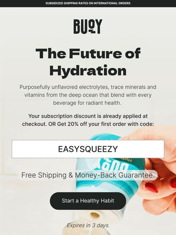 Buoy Email Design Thumbnail Preview