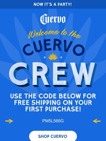 Cuervo Email Design Thumbnail Preview