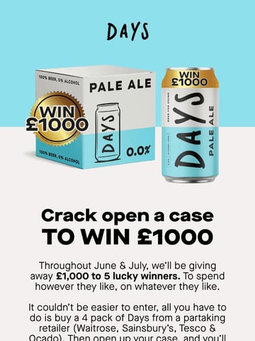 Days Brewing Co Email Design Thumbnail Preview
