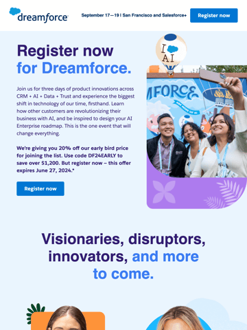 Dreamforce Email Design Thumbnail Preview