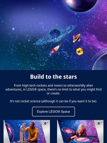 LEGO® News Email Design Thumbnail Preview