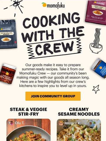 Momofuku Email Design Thumbnail Preview