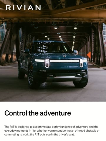 Rivian Email Design Thumbnail Preview
