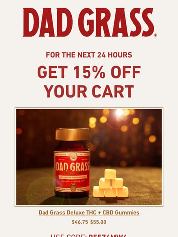 Dad Grass Email Design Thumbnail Preview